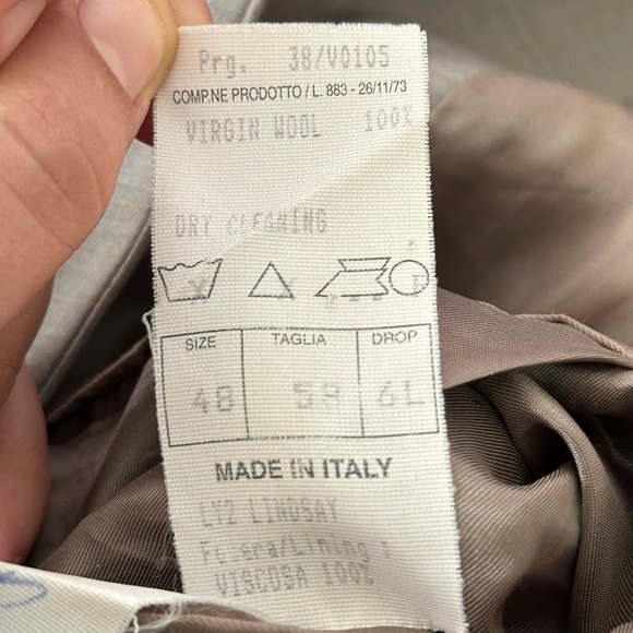 Jhane Barnes Size 48 Men's Blazer Wool Made in Italy Sport Coat Designer Soft - Picture 13 of 13